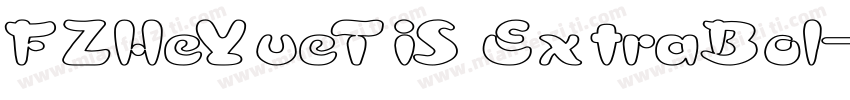 FZHeYueTiS ExtraBol字体转换